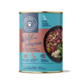 tests-Pets Deli Wildschwein mit Reis, Sellerie und Rote Beete-Bild