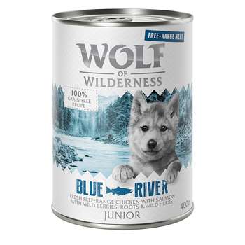 tests-Wolf of Wilderness JUNIOR - Freiland-Huhn & Lachs-Bild