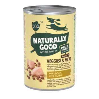 tests-Naturally Good Veggies & Meat Linsen und Huhn-Bild