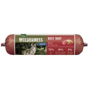 tests-REAL NATURE WILDERNESS Wurst Adult Best Beef - Rind mit Amaranth & Karotte-Bild