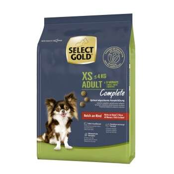 tests-SELECT GOLD Complete XS Adult Rind-Bild