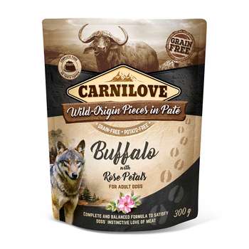 tests-Carnilove Dog Pouch Paté - Buffalo with Rose Petals-Bild