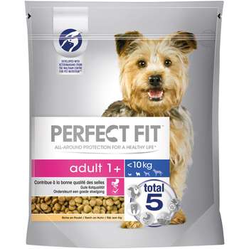 tests-PERFECT FIT Hund Trocken Adult 1+ XS/S mit Huhn-Bild