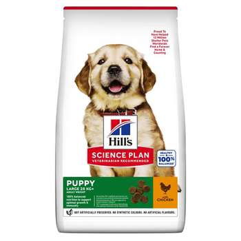 tests-Hills Science Plan Hund Large Breed Puppy Huhn-Bild