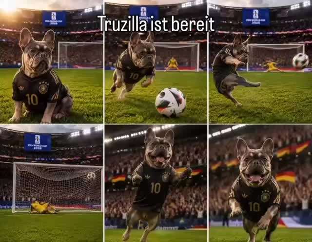 aktuelles Foto Gruppe Französische Bulldogge