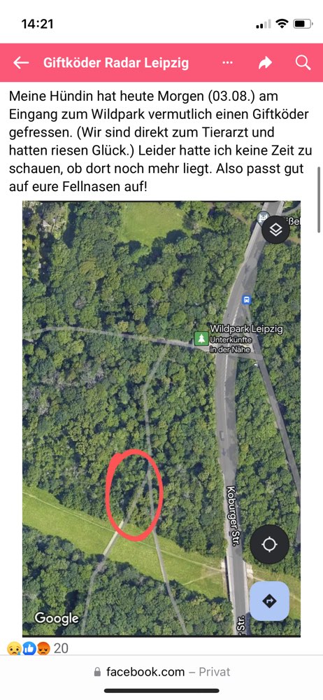 Giftköder-Giftköderwarnung am Wildpark-Profilbild