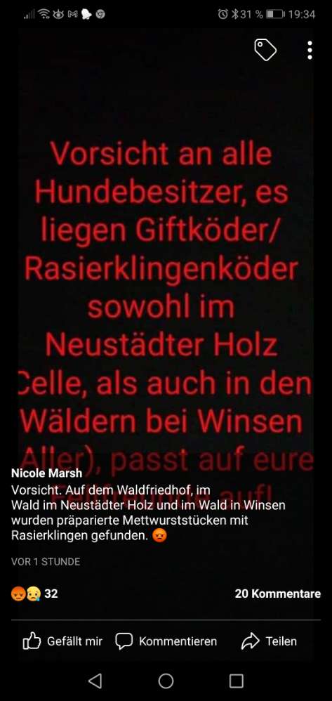Giftköder-Giftköder mit Rasierklingen-Profilbild
