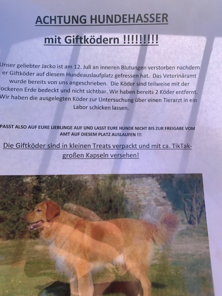 Giftköder-Giftköder Hundeplatz Kosmoswiese ?-Profilbild