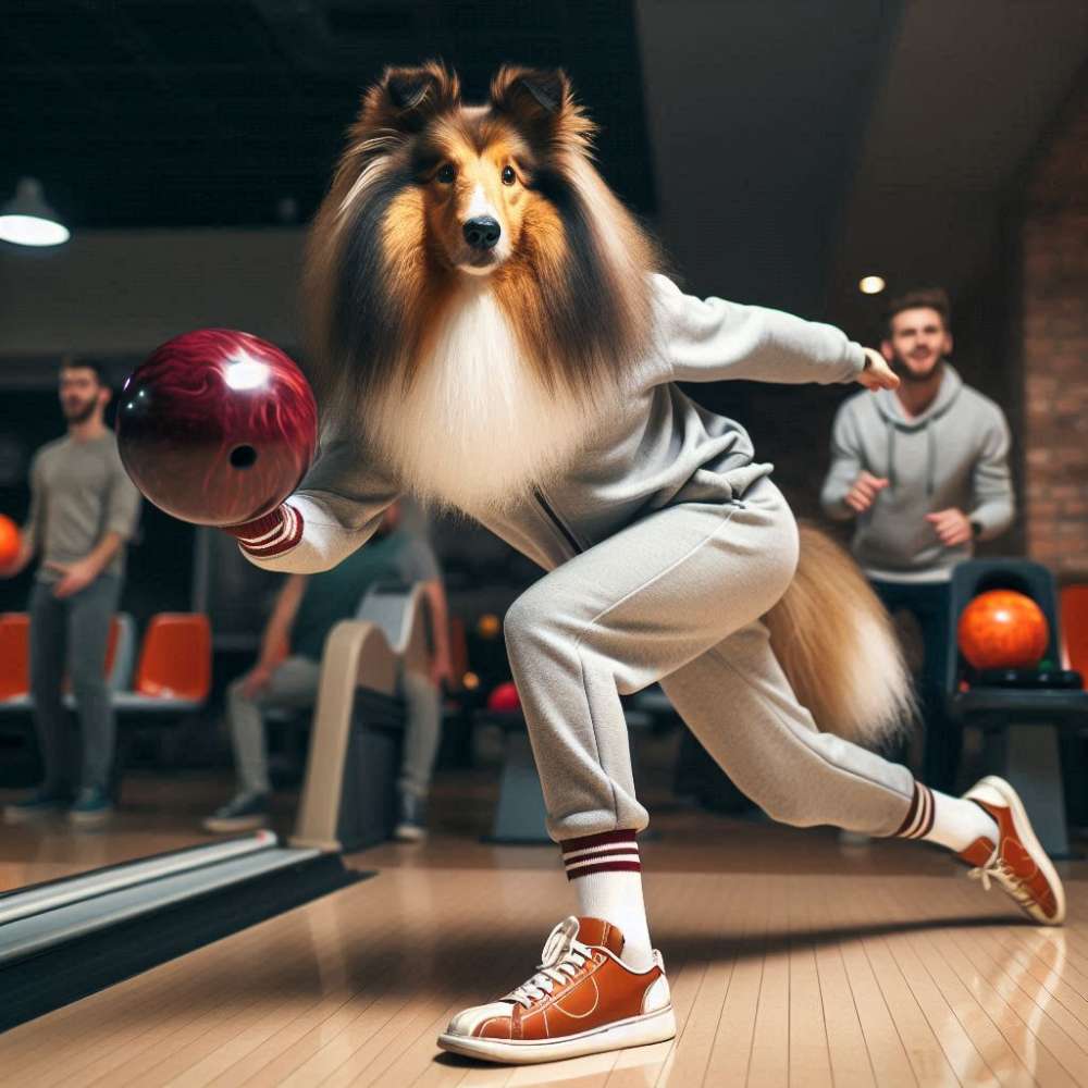 Freizeit  Aktivitäten " Wir gehen zum Bowling " Banner