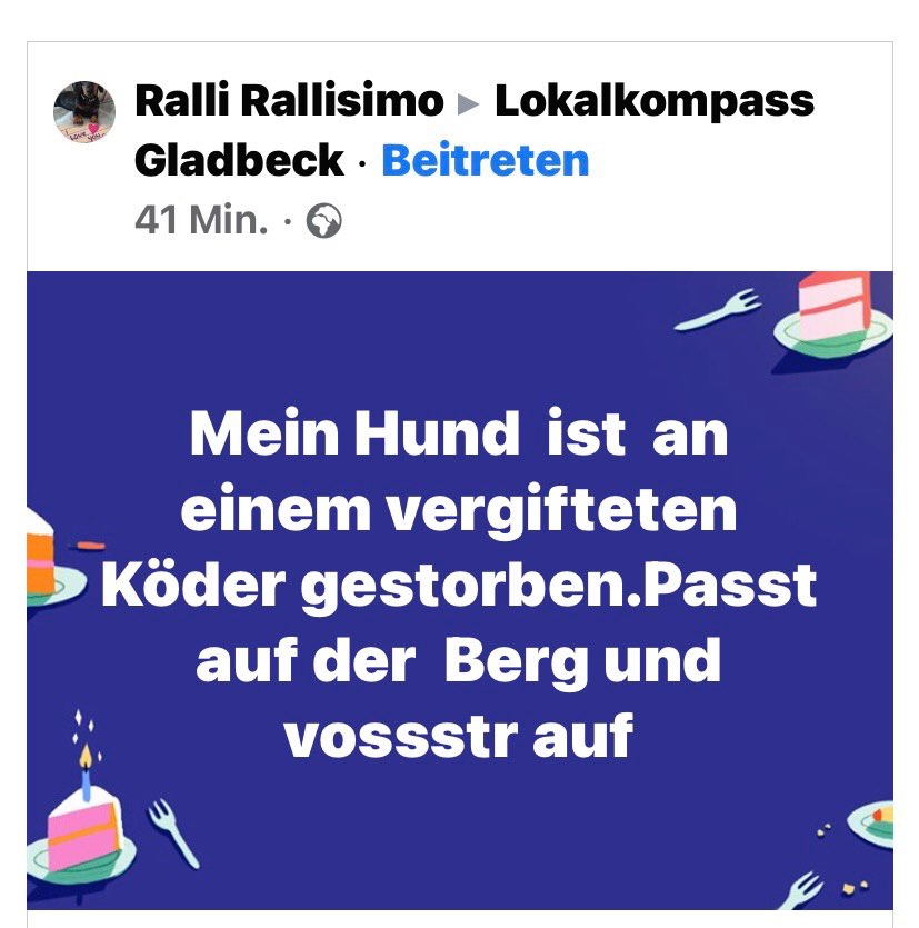 Giftköder-Giftköder Hund verstorben-Profilbild