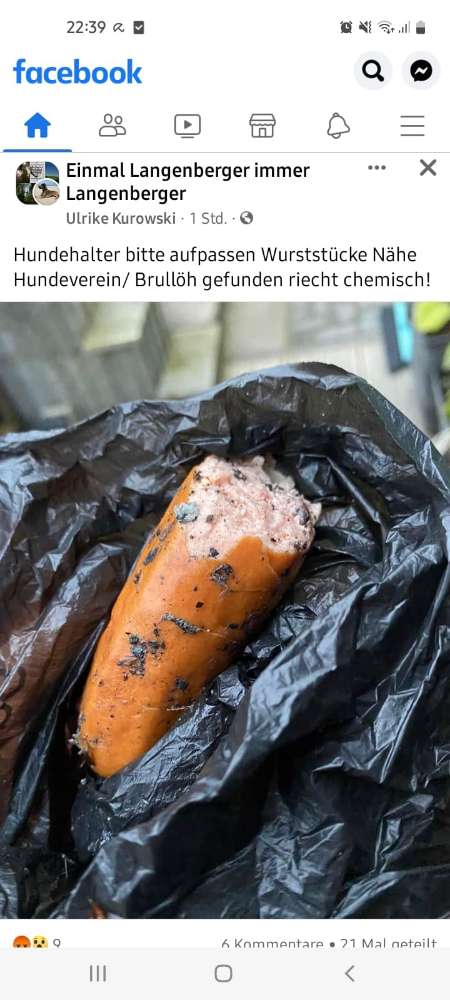 Giftköder-Mögliche Giftköder! Langenberg beim SV-Profilbild