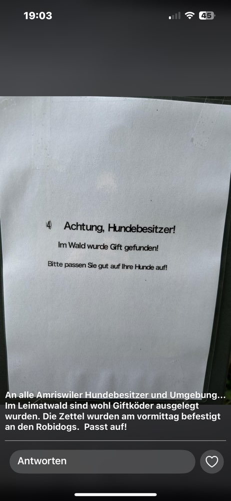 Giftköder-Giftköder bei Amriswil-Profilbild