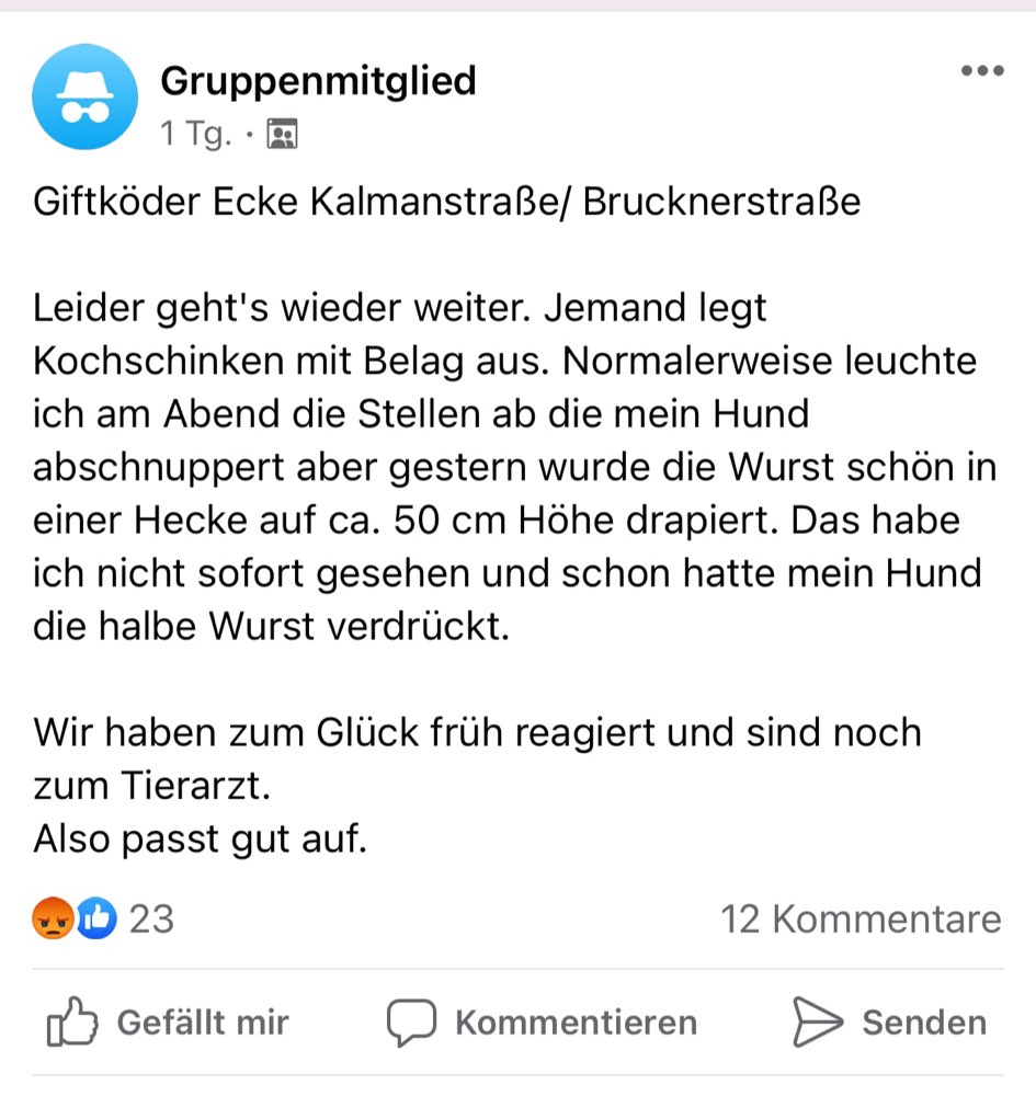 Giftköder-Ausgelegte Wurst-Profilbild