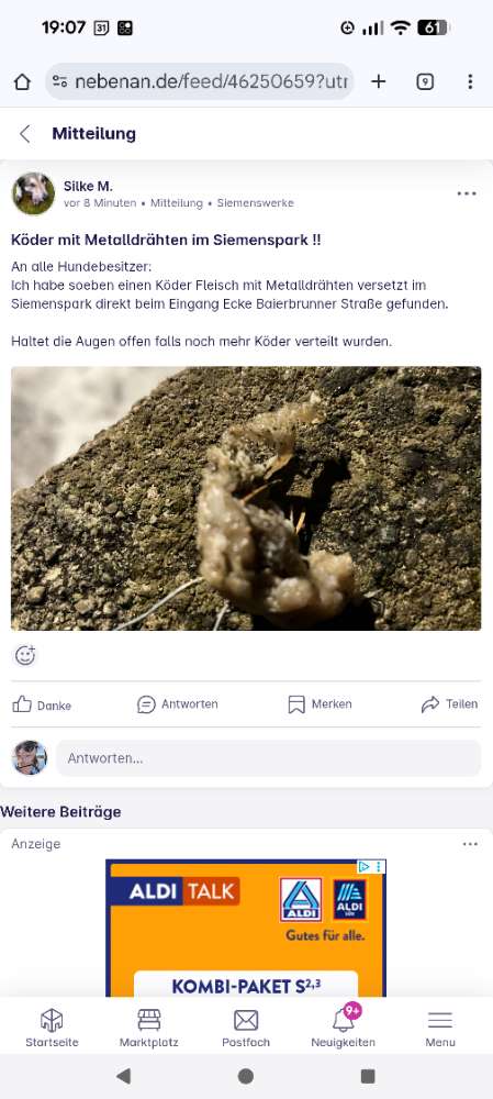 Giftköder-Fleisch mit Draht (Köder!) Siemenspark-Profilbild