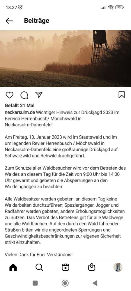 Giftköder-Drückjagd Neckarsulm-Dahenfeld 13.01.23-Profilbild