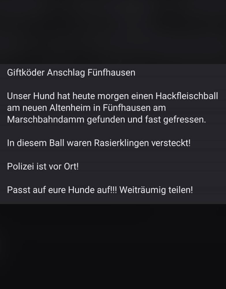 Giftköder-Giftköder Hackfleischbällchen-Profilbild