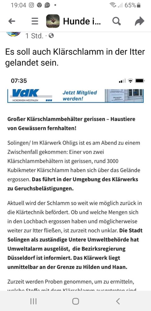 Giftköder-Klärschlamm in Gewässern-Profilbild