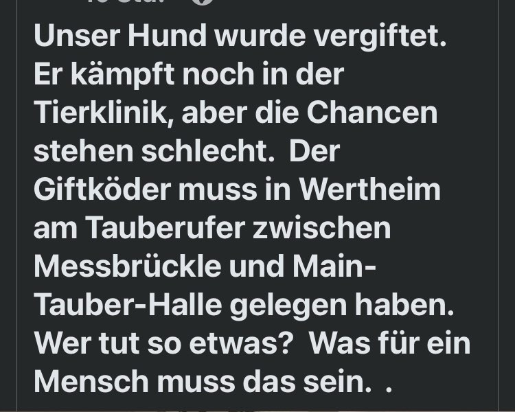 Giftköder-Hund vergiftet!!!!-Profilbild