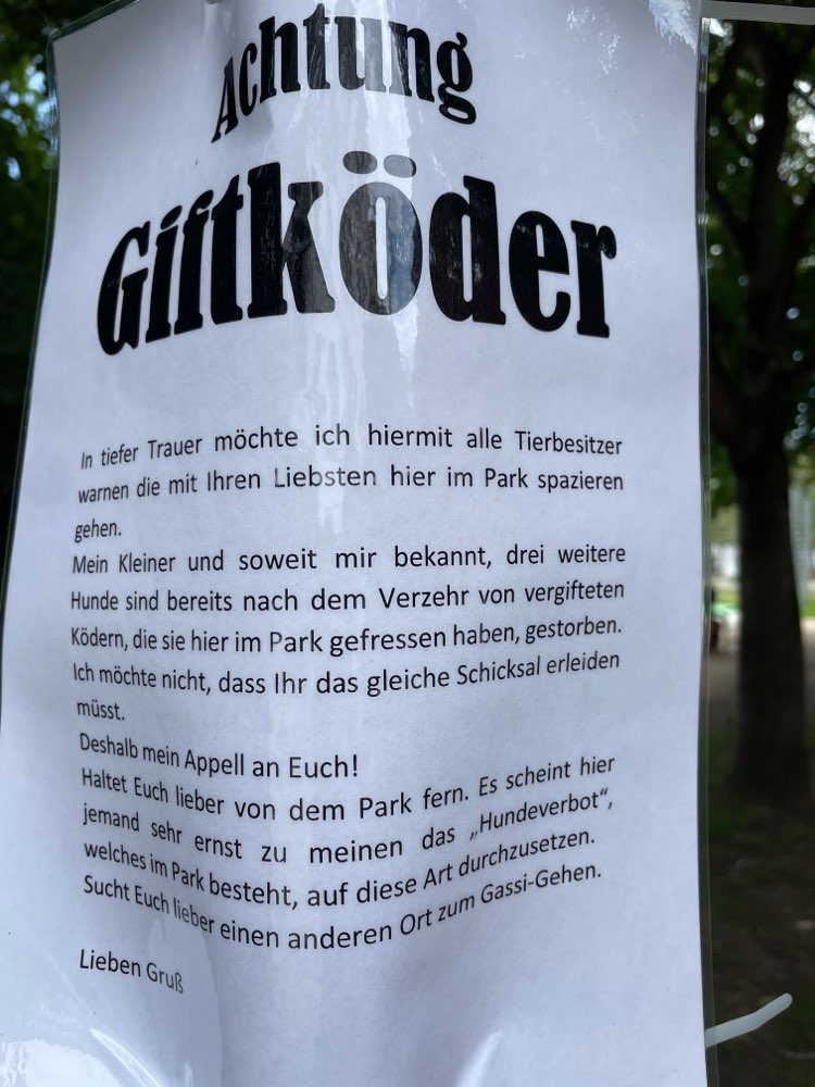 Giftköder-Giftköder im Trude-Herr-Park-Profilbild