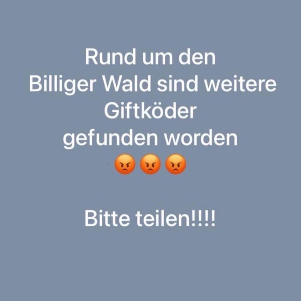 Giftköder-Gift rund um billiger Wald-Profilbild