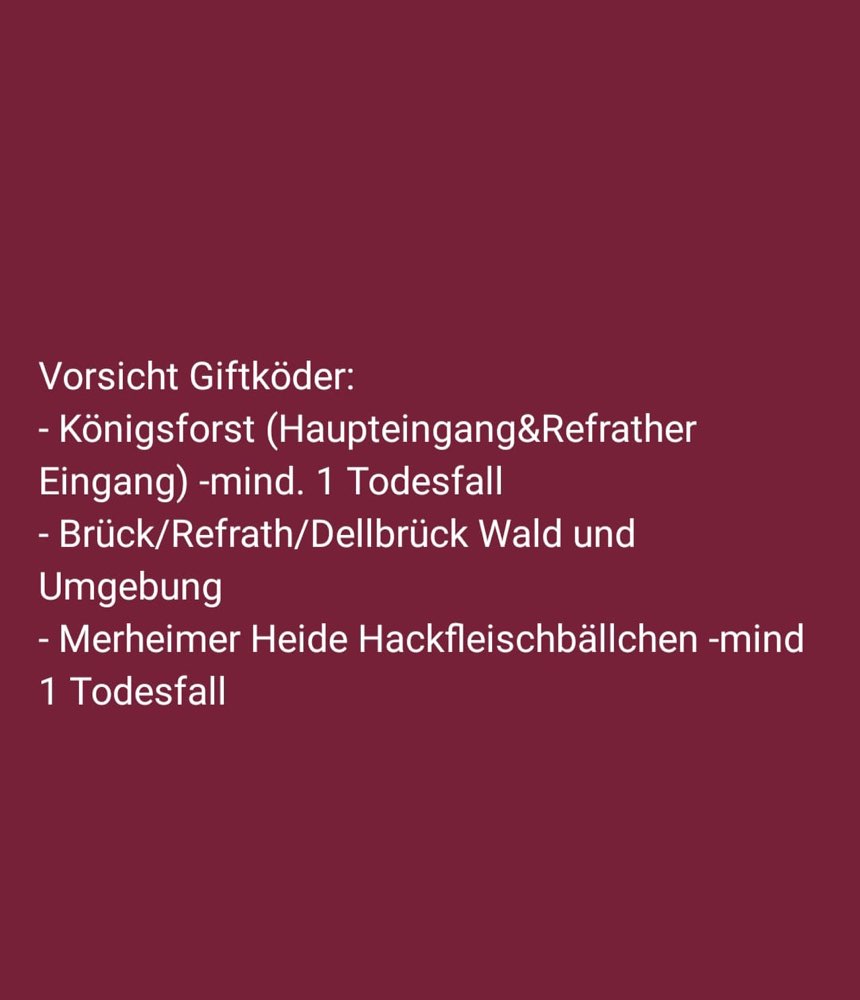 Giftköder-Giftköder mit 2 Todesfällen!-Profilbild