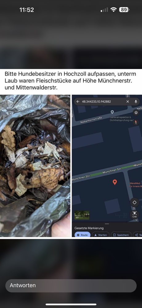 Giftköder-Fleisch unter Laubhaufen-Profilbild