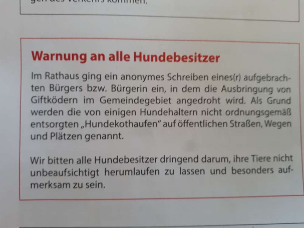 Giftköder-Gemeinde Gailingen warnt ....-Profilbild