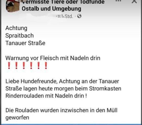 Giftköder-Achtung gespickte Roulade!!-Profilbild