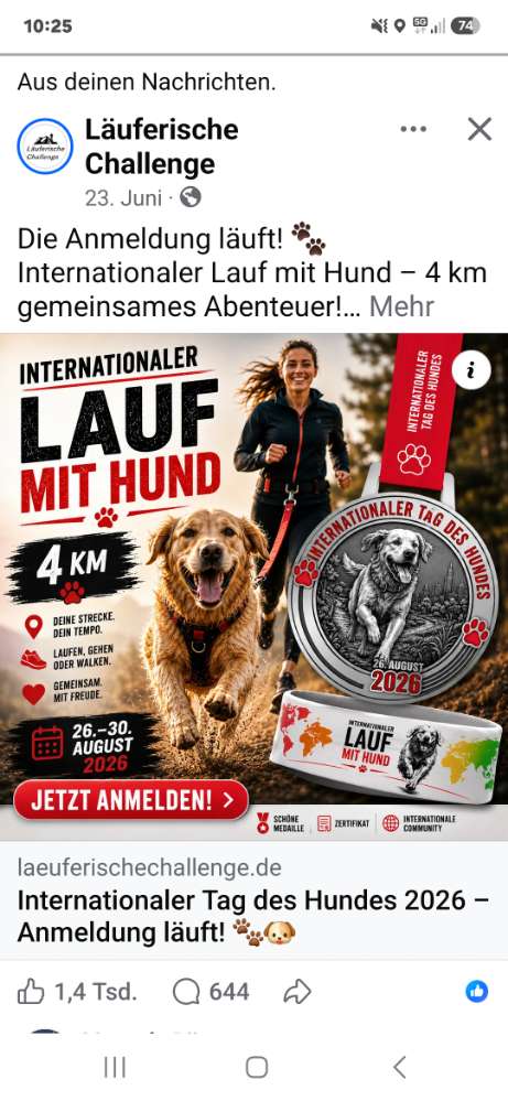 Hundetreffen-Lauf mit dem Hund-Profilbild