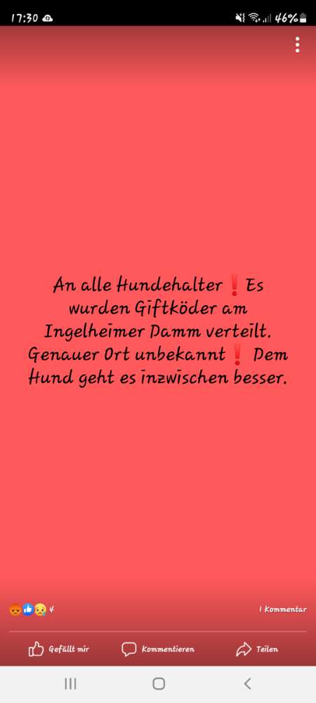 Giftköder-Giftköder am Damm-Profilbild