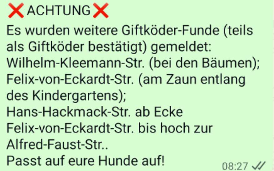 Giftköder-Weitere Giftköderfunde-Profilbild