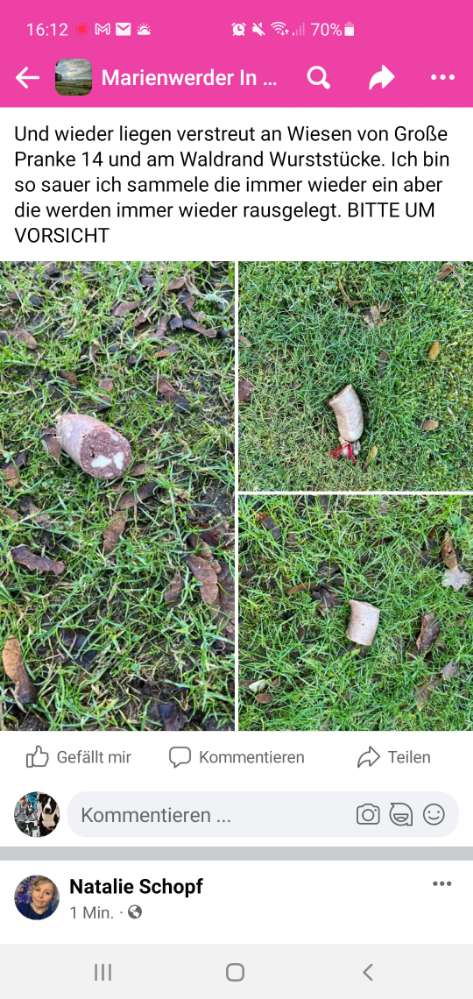 Giftköder-Wieder Wurststücke verteilt !!!-Profilbild