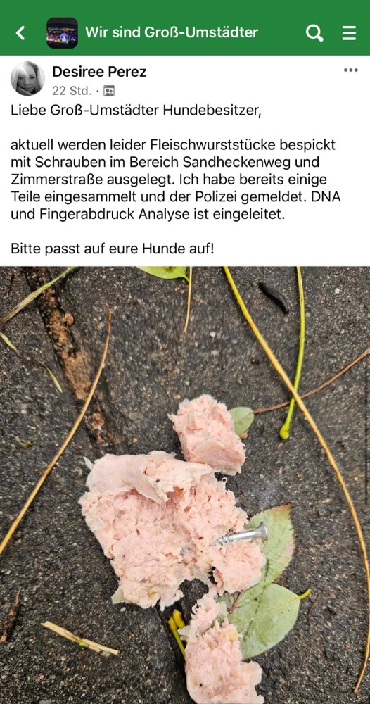 Giftköder-Giftköder / Wurst mit Schrauben (64823)-Profilbild