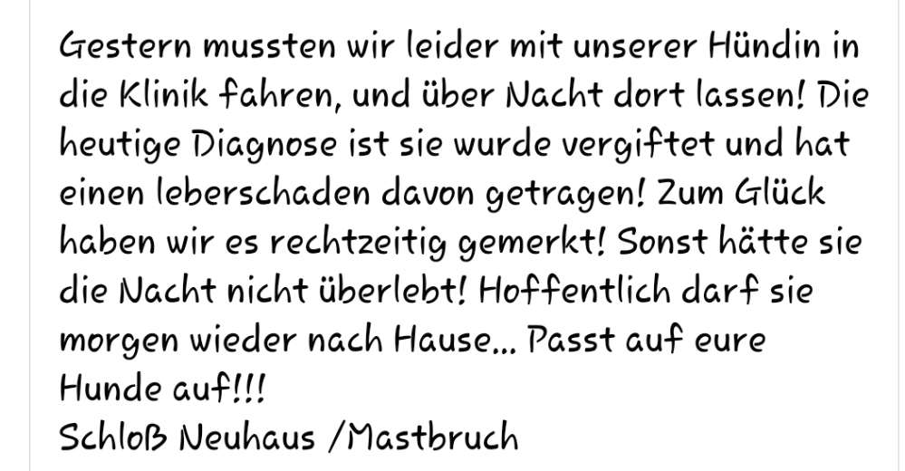 Giftköder-Giftköder Schloß Neuhaus/Mastbruch-Profilbild