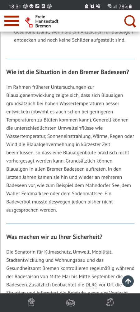 Giftköder-Eventuell Blaualgen im Sodematt-Profilbild