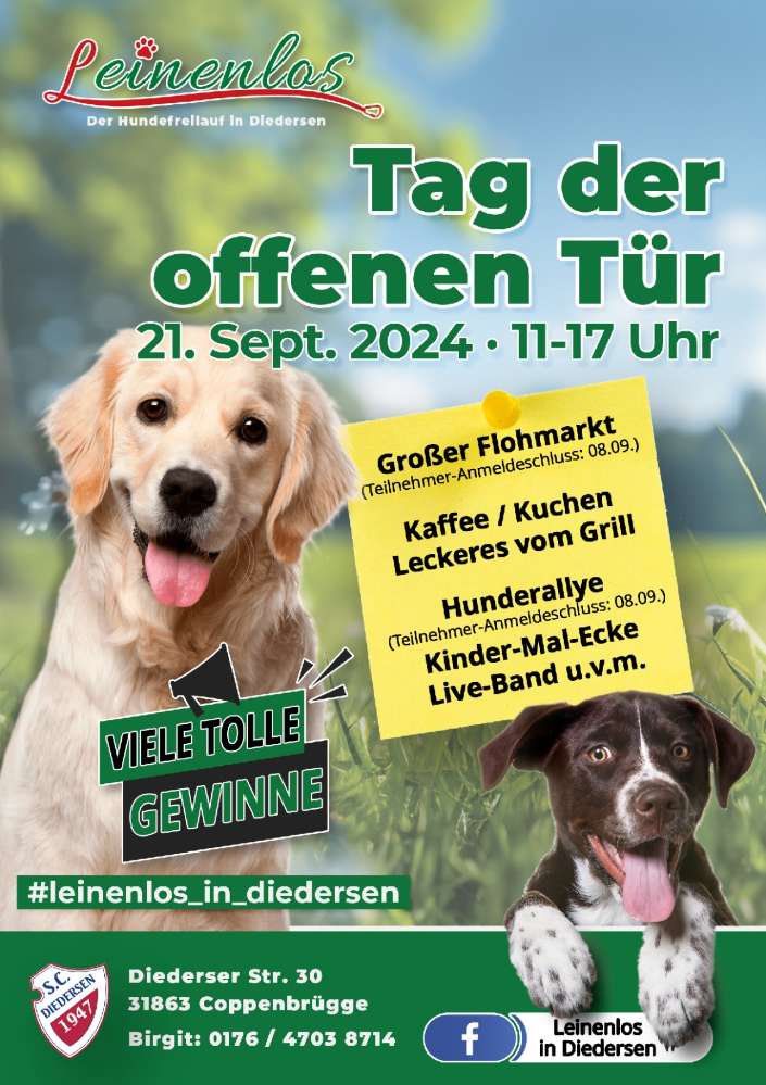 Hundetreffen-Leinenlos - der Hundefreilauf in Diedersen - Tag der offenen Tür-Profilbild