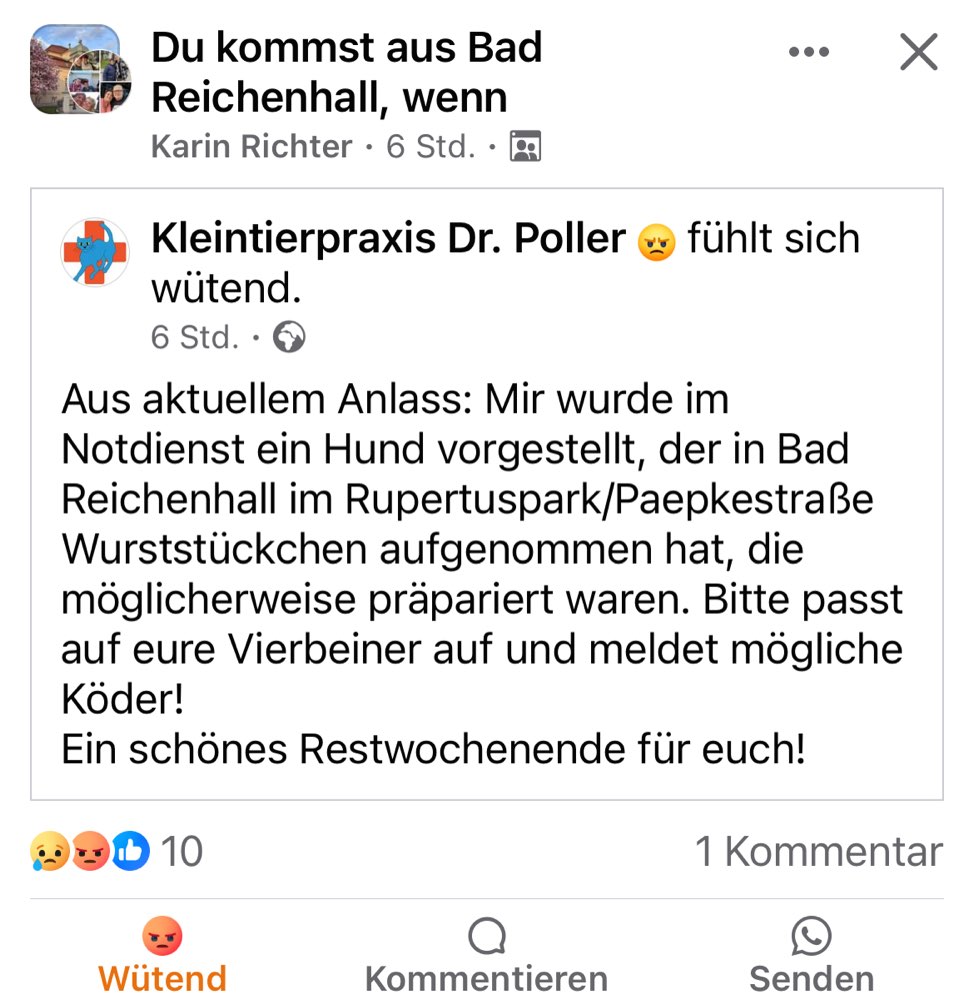 Giftköder-Vorsicht Evtl. Giftköder-Profilbild