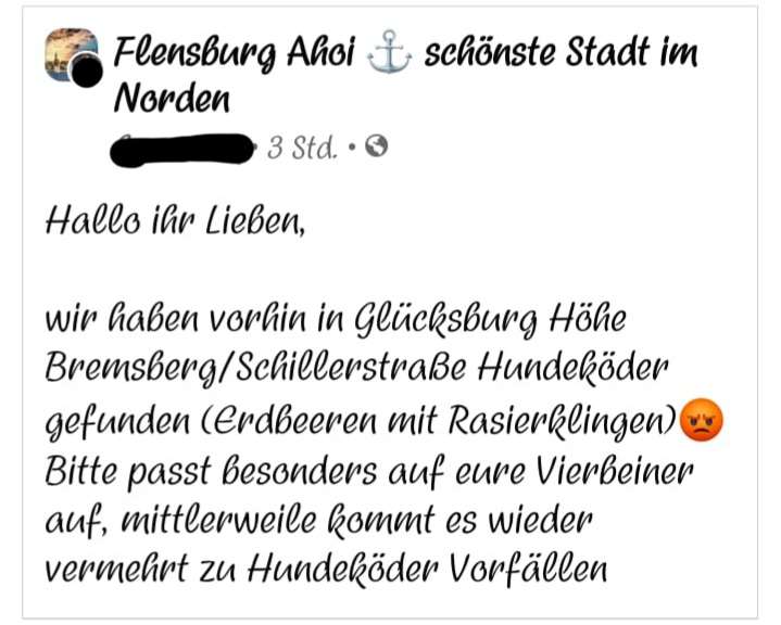 Giftköder-!!! Achtung !!! Hundeköder Glücksburg-Profilbild