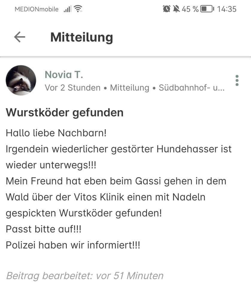 Giftköder-!!! Nadegespickter Wurstköder !!!-Profilbild