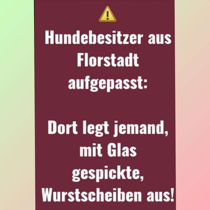 Giftköder-Wurstköder mit Glas-Profilbild