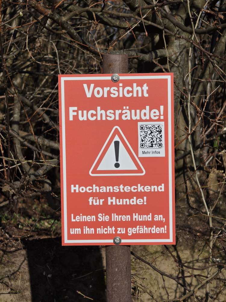Giftköder-Schild "Fuchsräude"-Profilbild