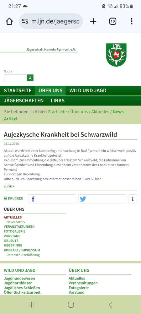Giftköder-Aujezkysche Krankheit (Pseudowut)-Profilbild
