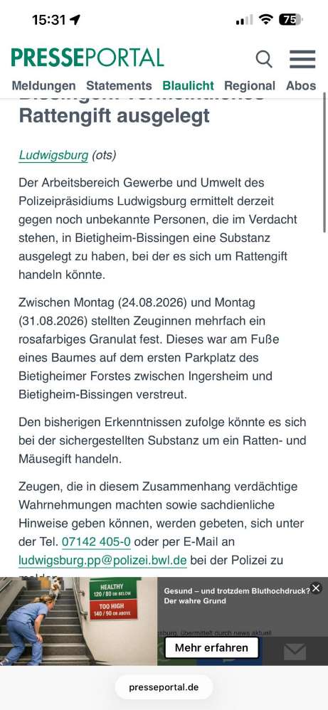 Giftköder-Giftköder Waldgebiet Forst-Profilbild