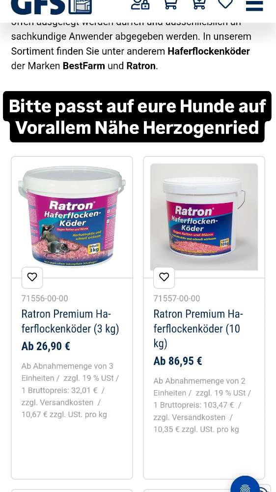 Giftköder-Haferflockengiftköder-Profilbild