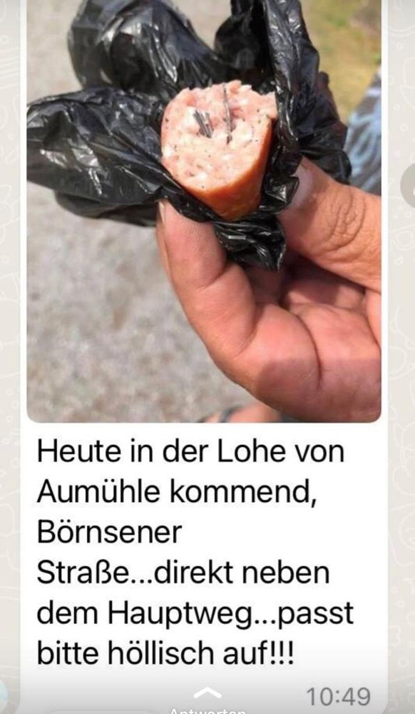 Giftköder-Erneut Giftköder in der Wentorfer Lohe-Profilbild