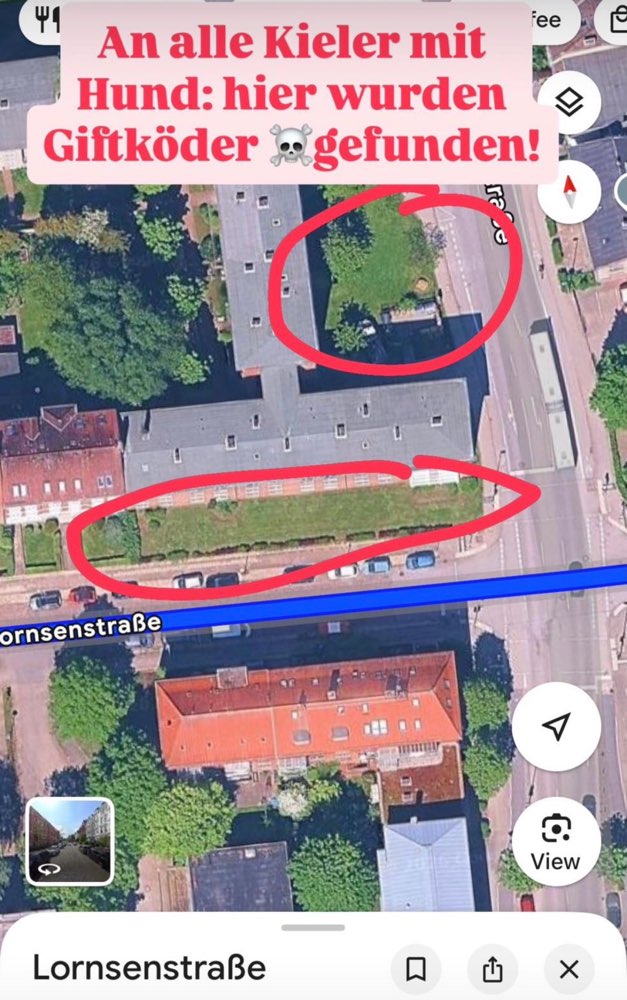 Giftköder-Giftköder Ecke Lornsenstraße/Feldstraße-Profilbild