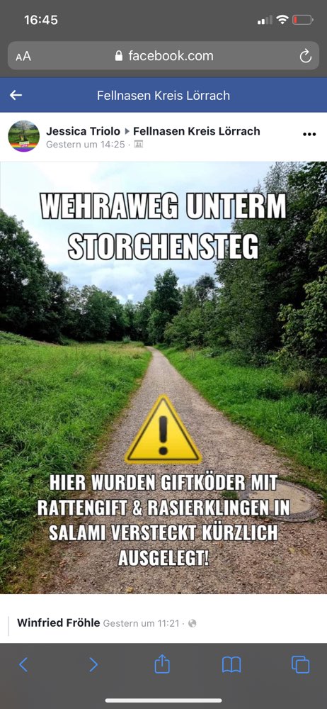 Giftköder-Giftköder in Wehr (Baden) an der Wehra-Profilbild