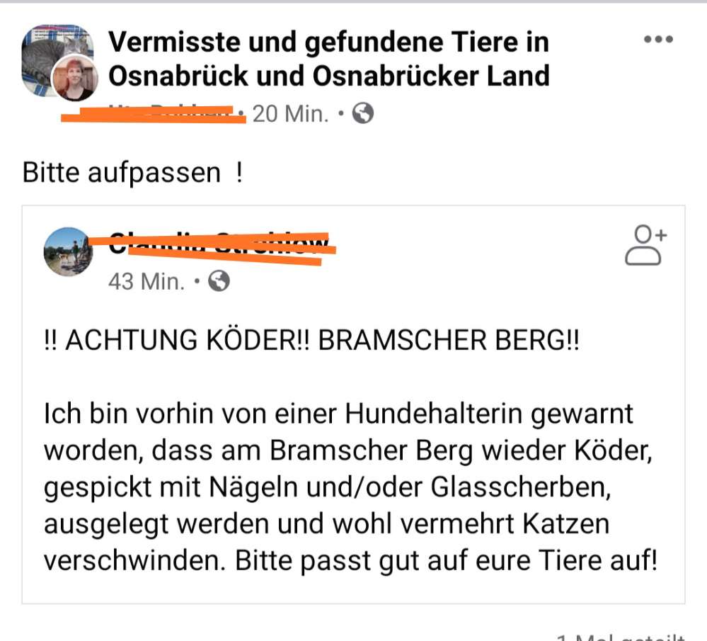 Giftköder-Giftköder am Bramscher Berg-Profilbild