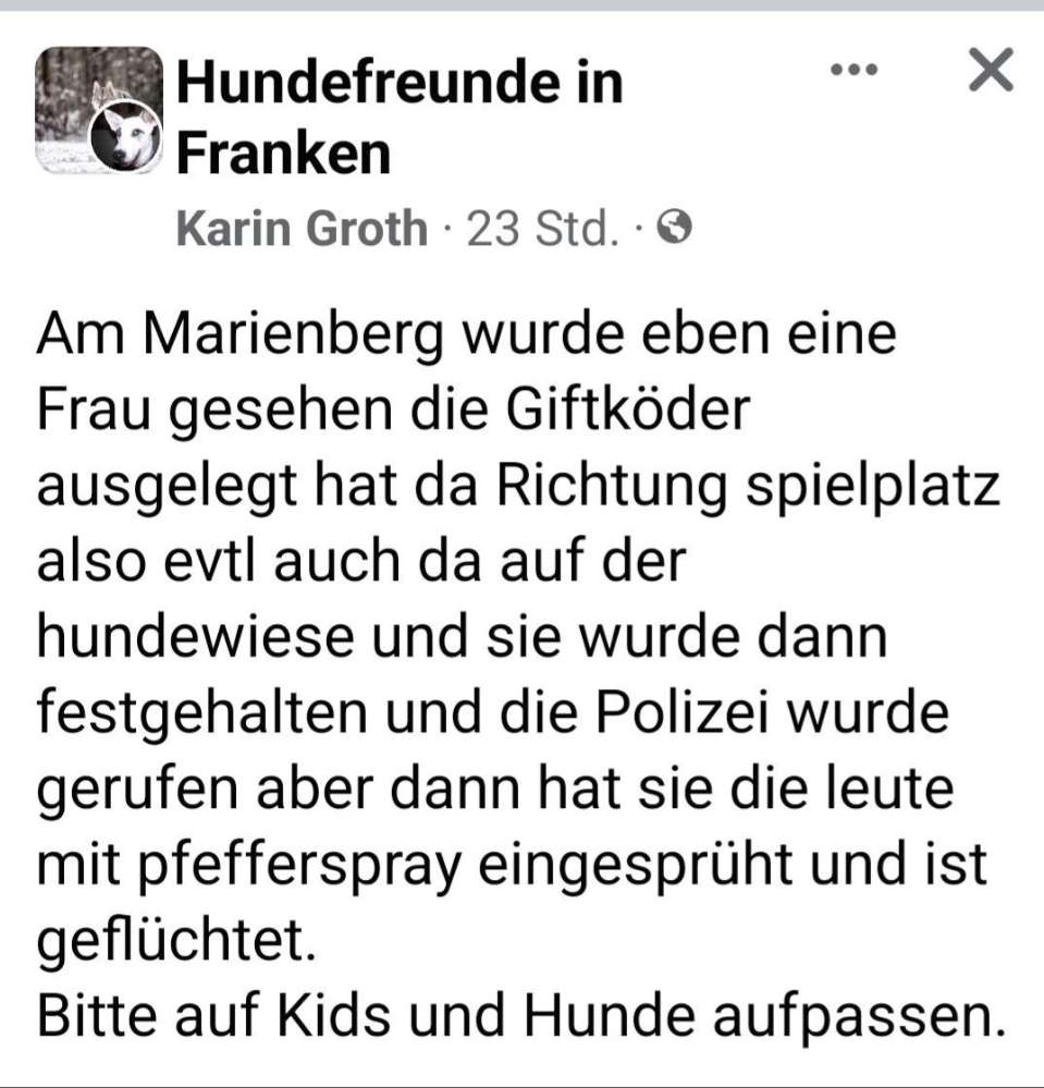 Giftköder-Frau legt Giftköder aus-Profilbild