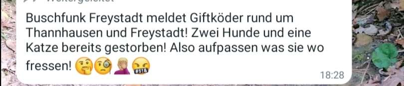 Giftköder-Giftköder im Raum Freystadt/Thannhausen-Profilbild